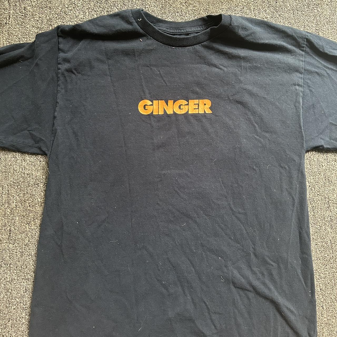 Brockhampton Men's Black and Orange T-shirt