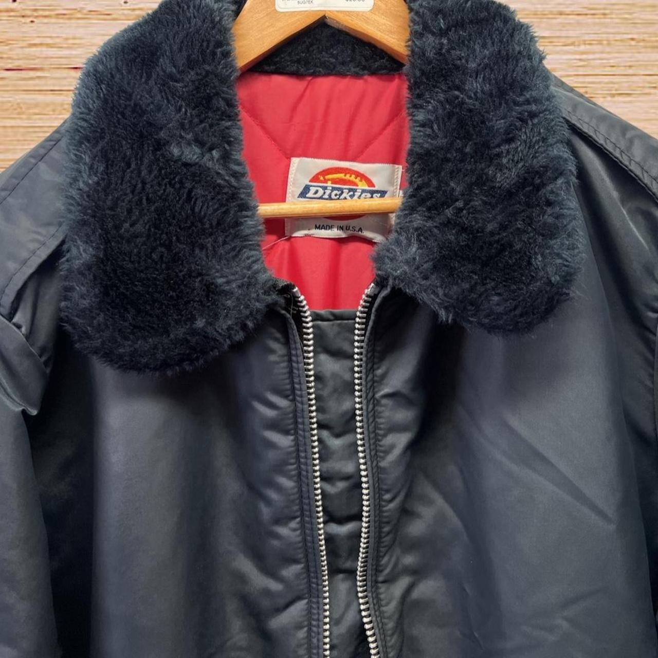 Supreme Dickies Fur Collar Bomber Jacket Black