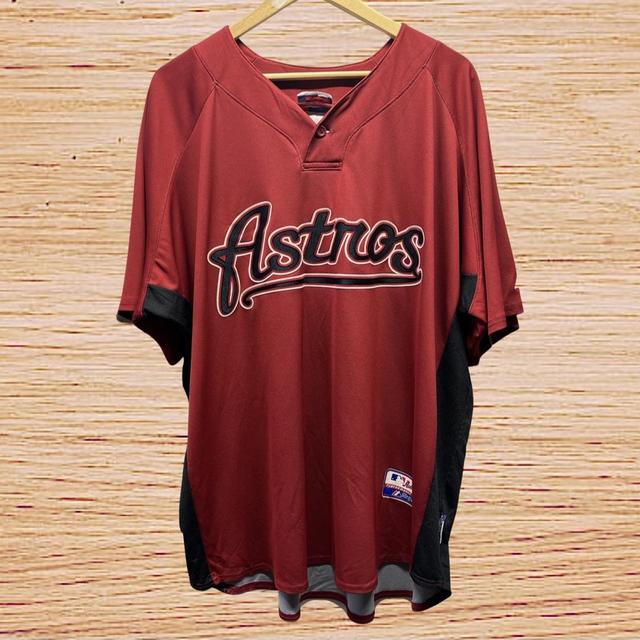 00s astros warm up jersey! Measurements: Length- - Depop