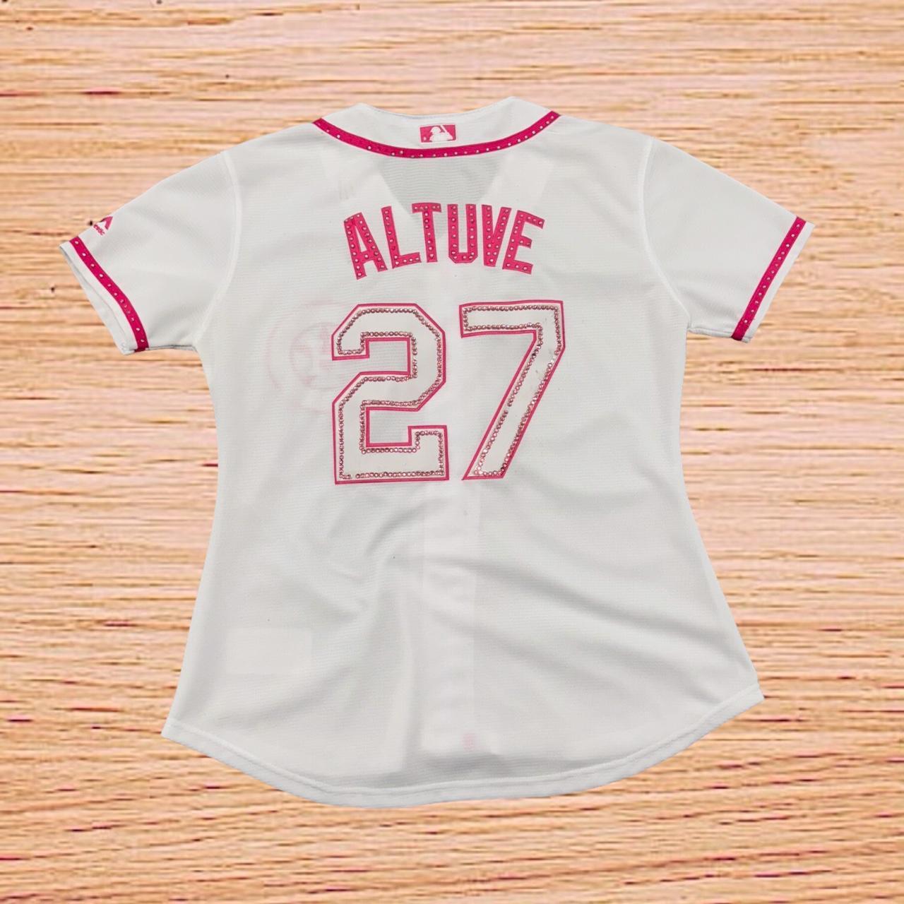 Pink astros shirt online