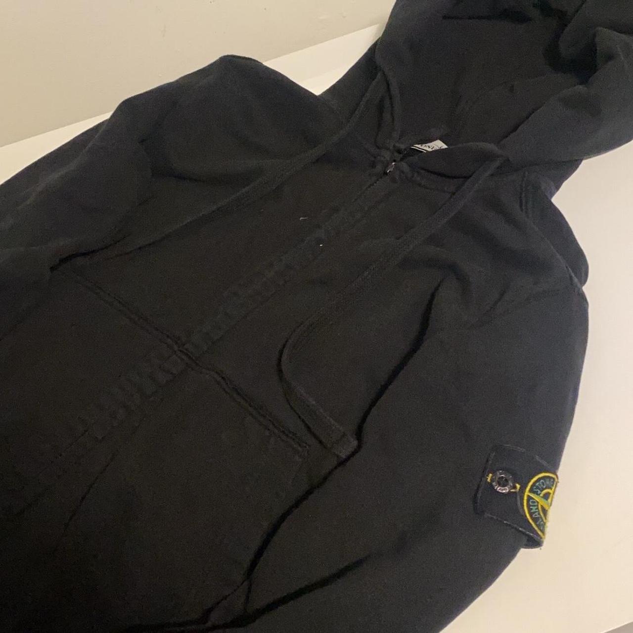 Stone Island Zip Up Hoodie Size Small Condition... - Depop