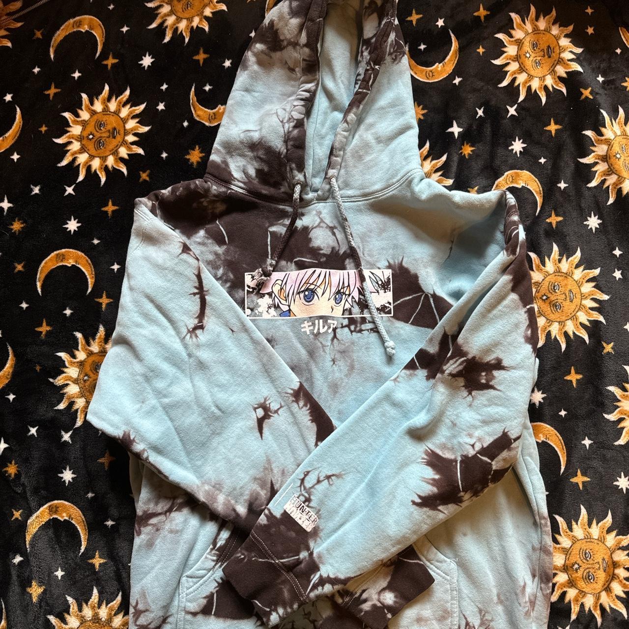 Killua hoodie tie online dye