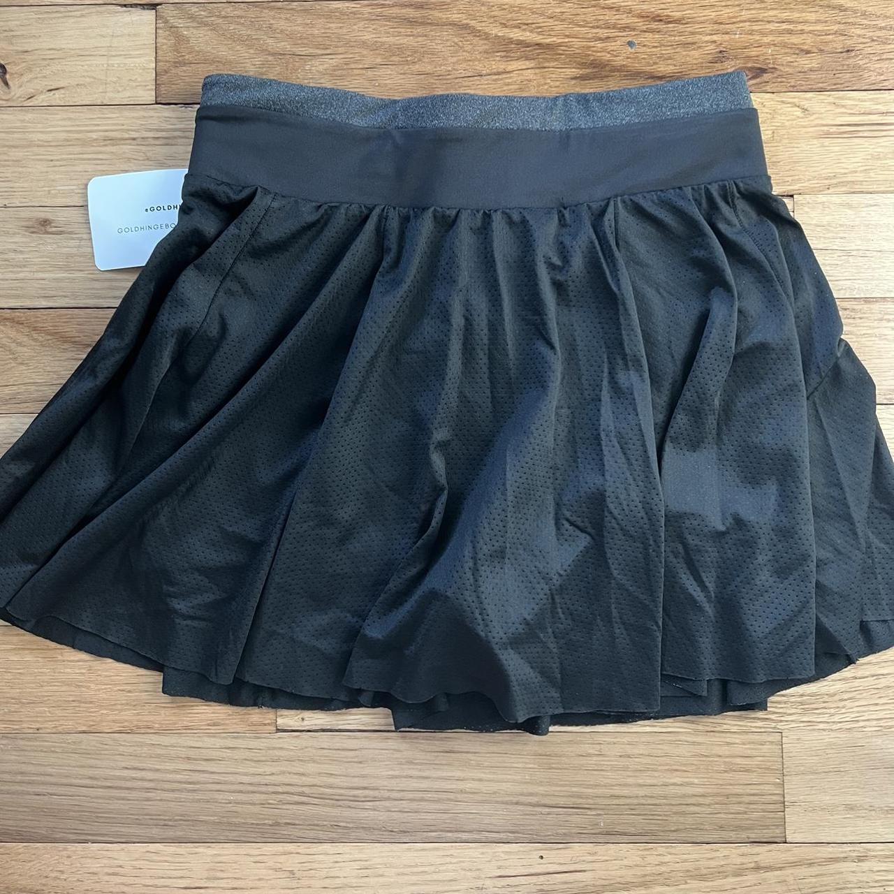 Gold hinge tennis skort! Never worn & super cute for... - Depop