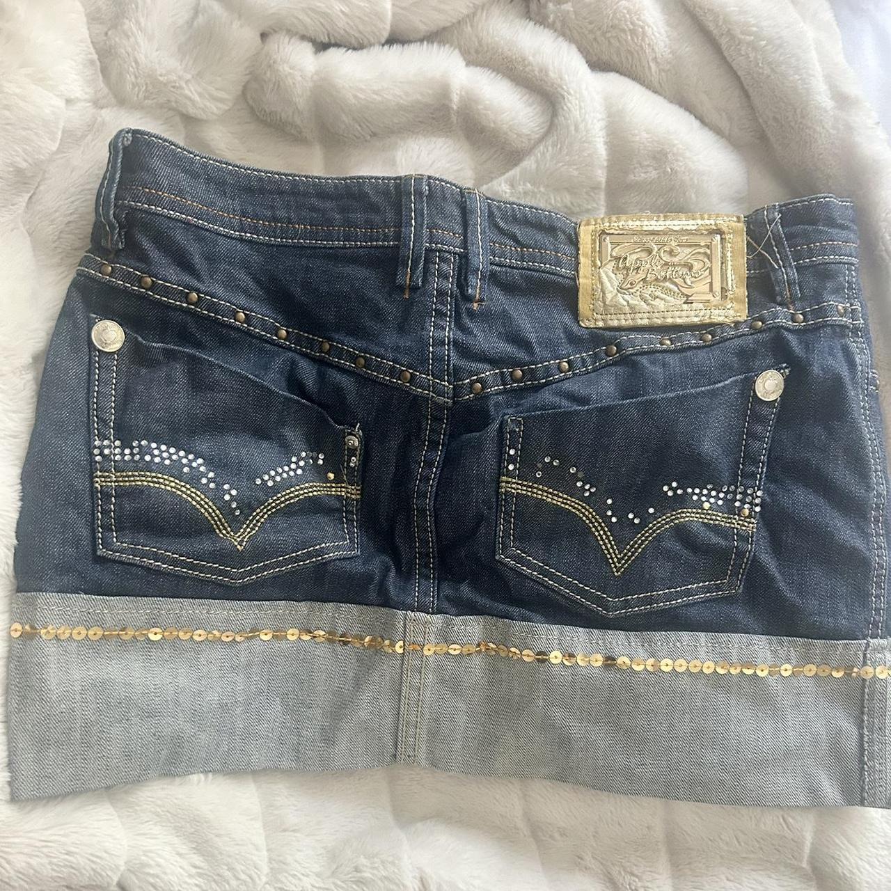 Apple bottom Jean mini Skirt, Bought this a while...