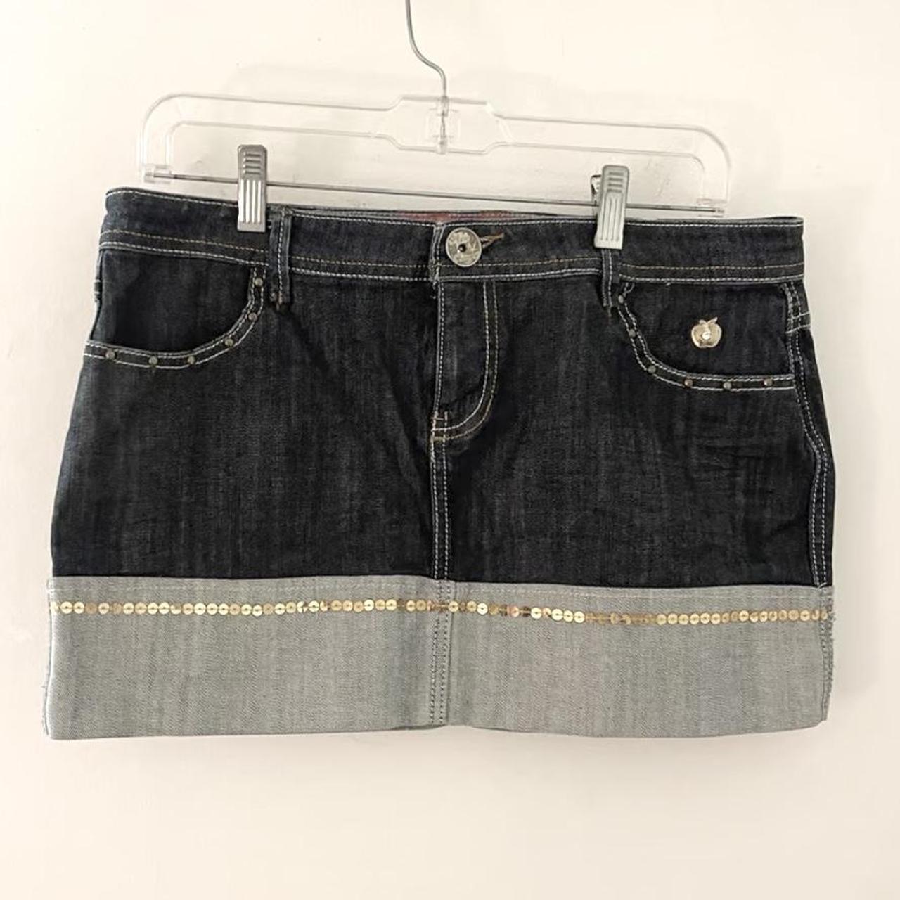 Apple bottom Jean mini Skirt, Bought this a while...