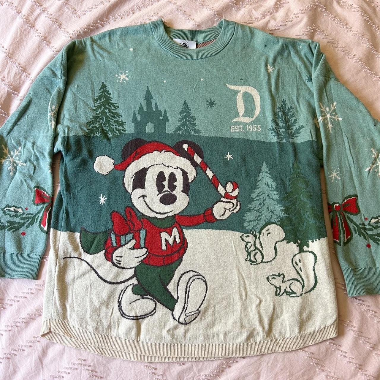 disneyland christmas spirit jersey sweater Depop