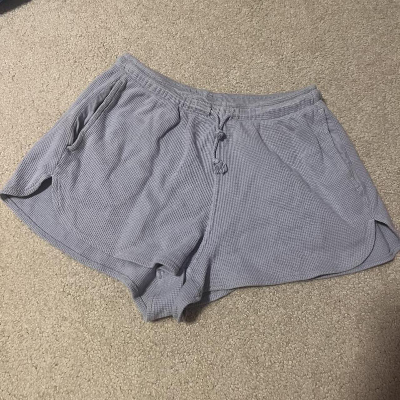 brandy melville waffle shorts! super comfy and in... Depop