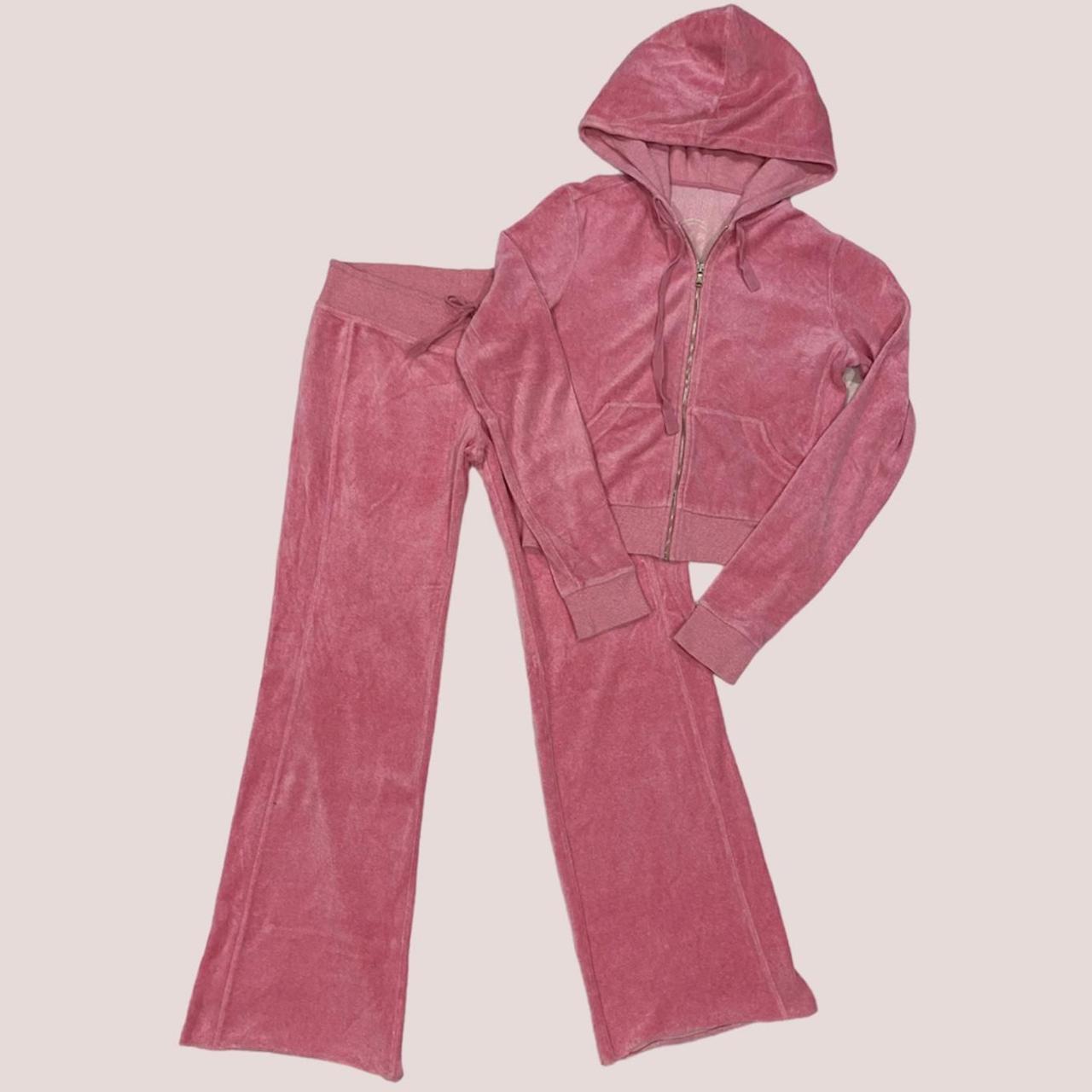 y2k pink tracksuit Size: medium Condition:... - Depop