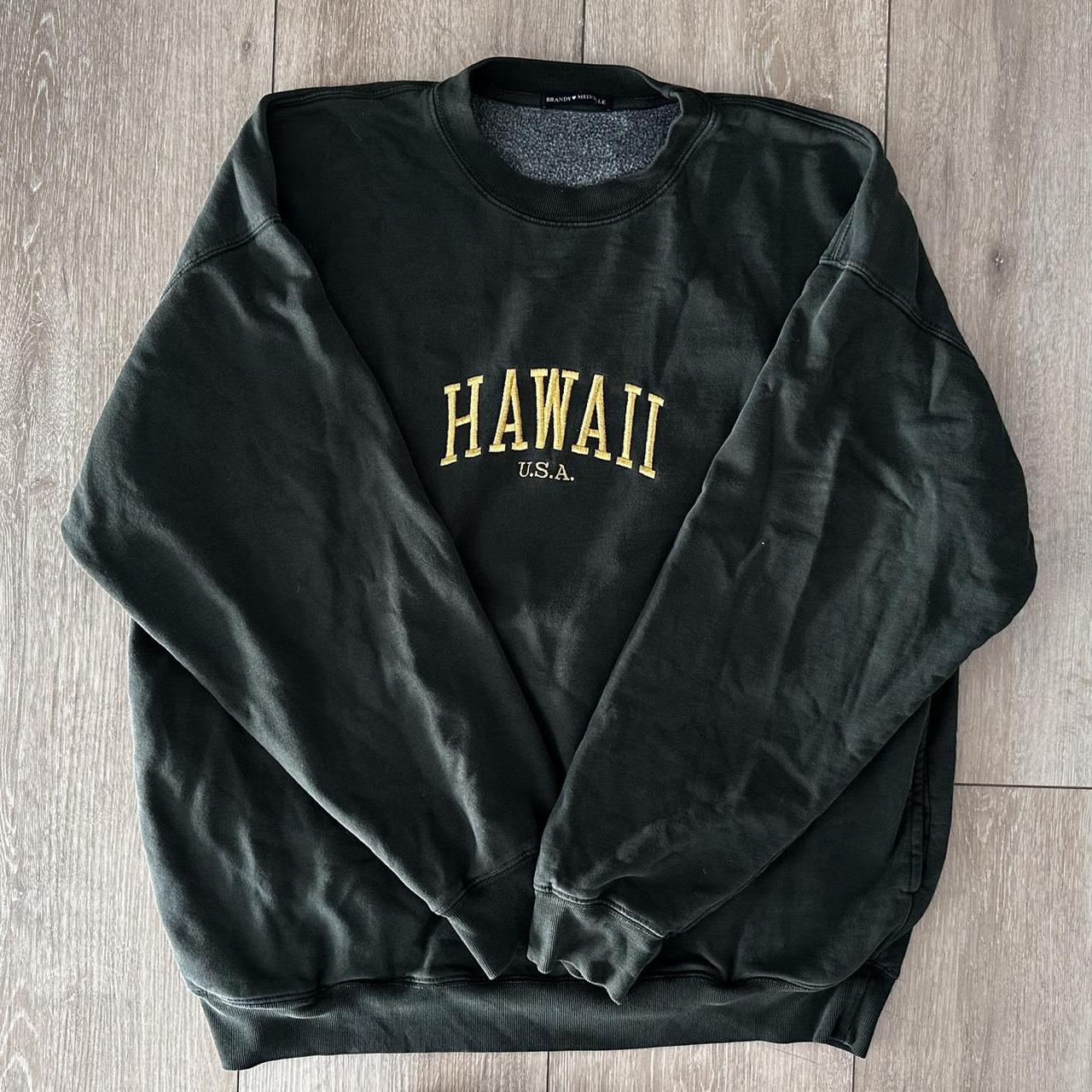 Brandy Melville hot Hawaii Sweatshirt with pockets