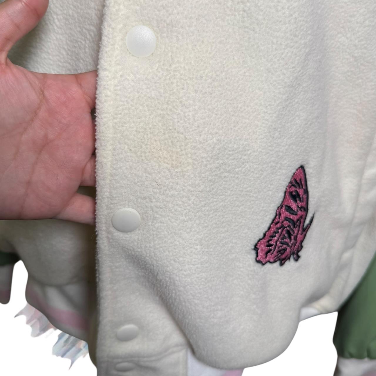 Preloved Women's Varsity Jacket - White/Multi - M… - image 7