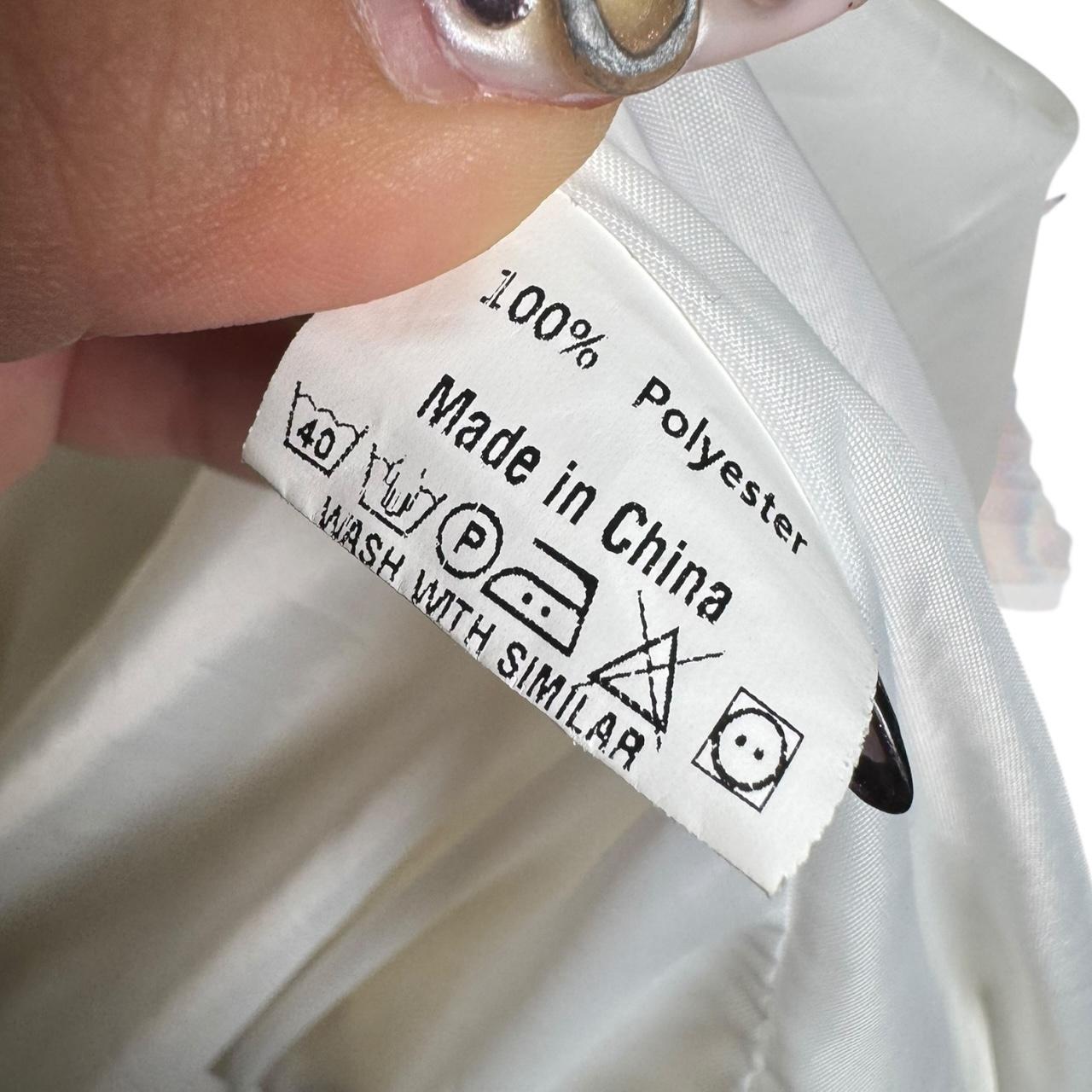 Preloved Women's Varsity Jacket - White/Multi - M… - image 6