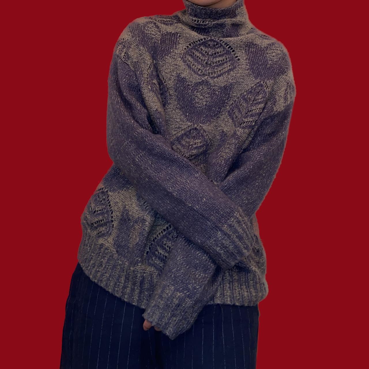 Hansel from Basel Women's Grey and Blue Jumper