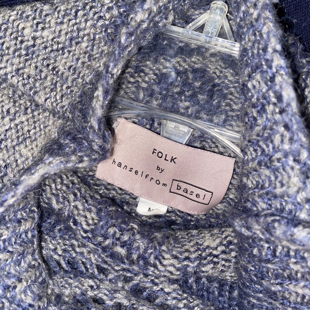 Hansel from Basel Women's Grey and Blue Jumper (7)