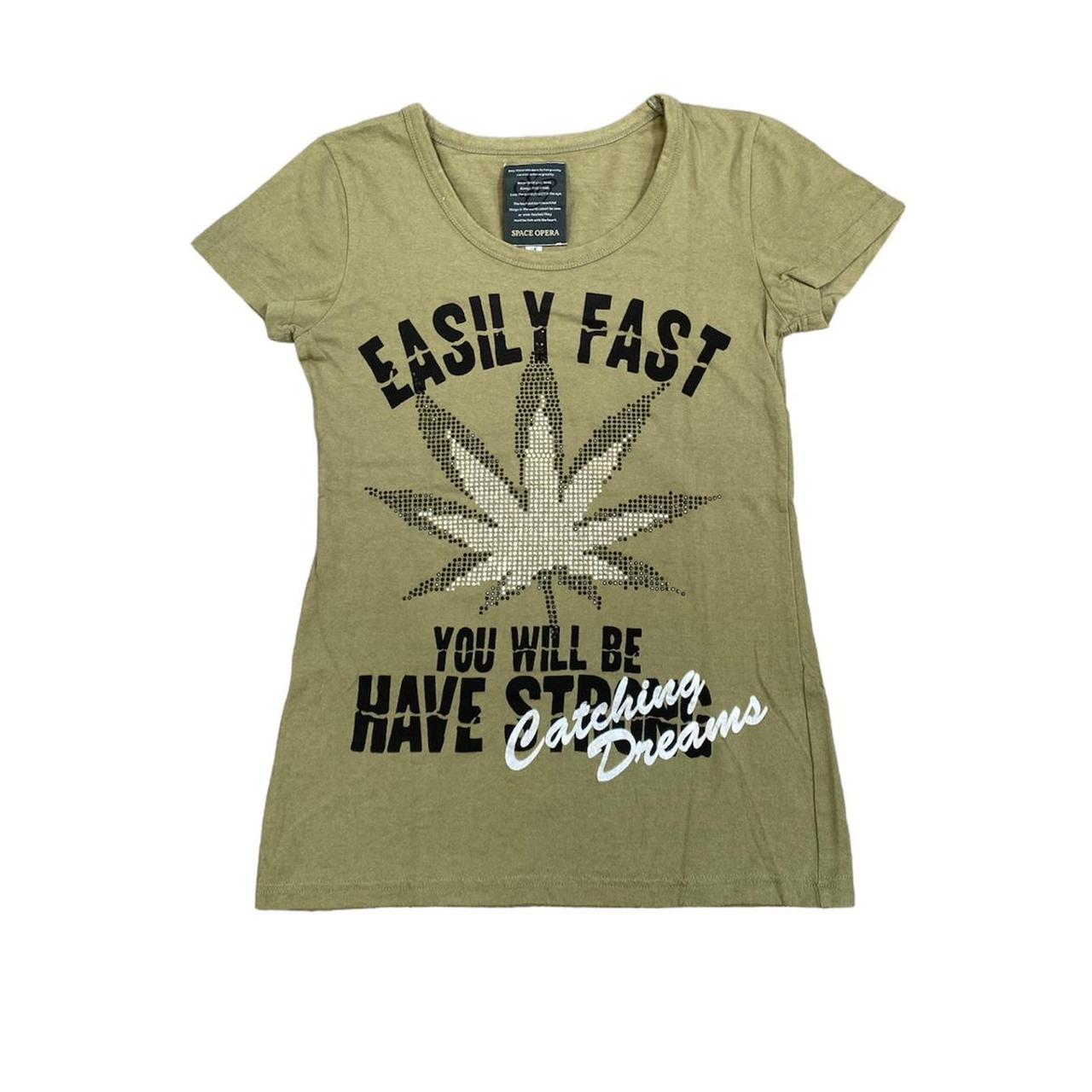 Women's Khaki Tshirt Depop