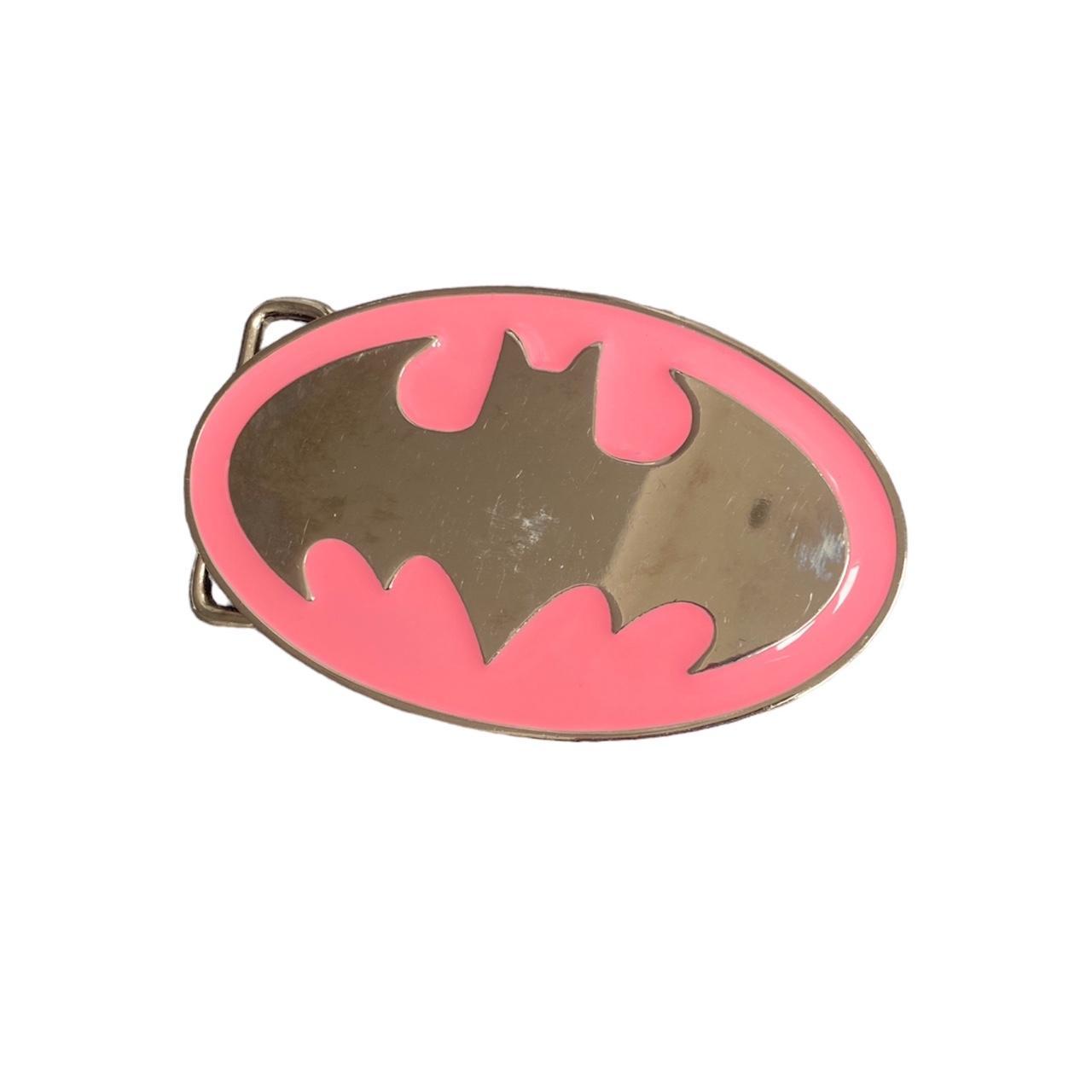 hot vintage emo belt buckle pink batman buckle... Depop