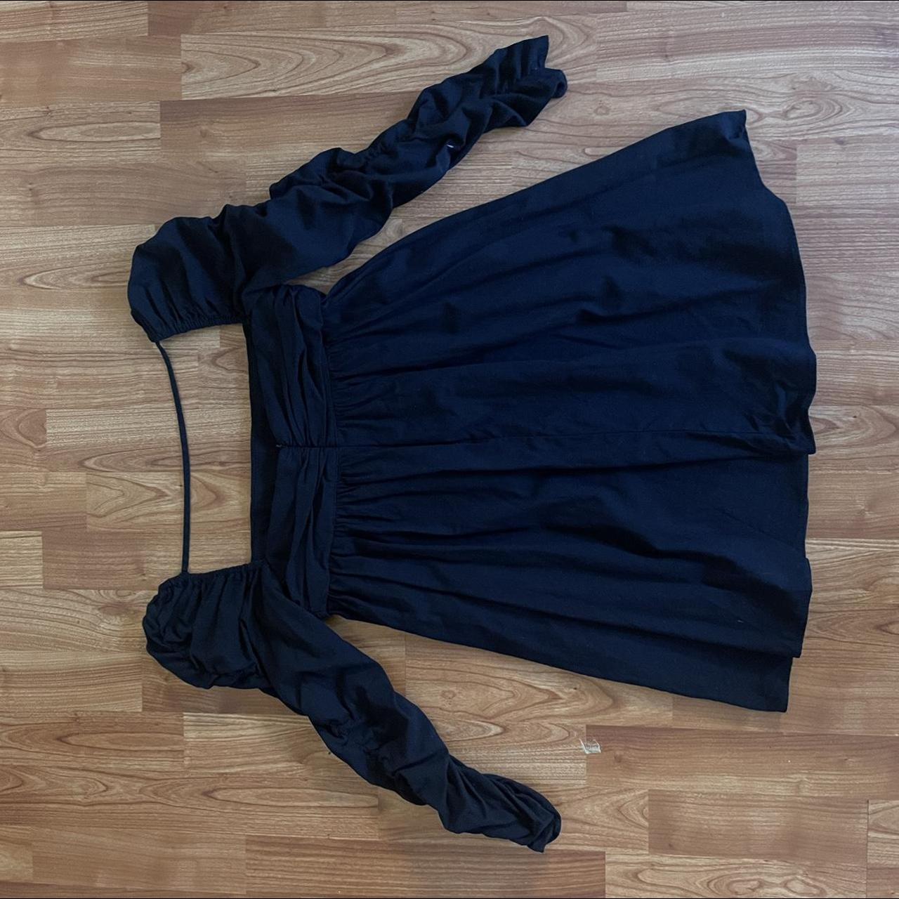 reformation black tie dress