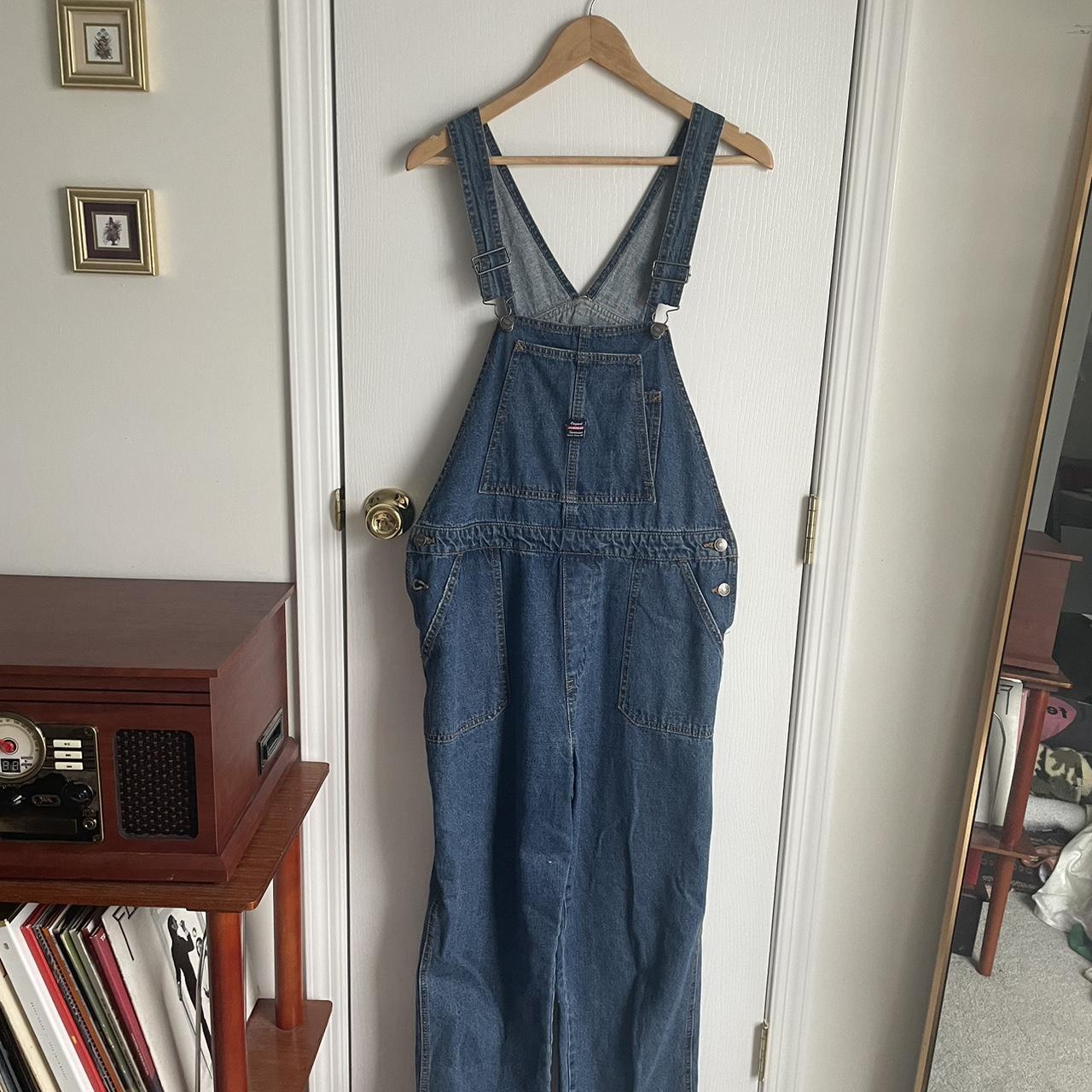 classic denim overalls! brand: union bay size: large... - Depop