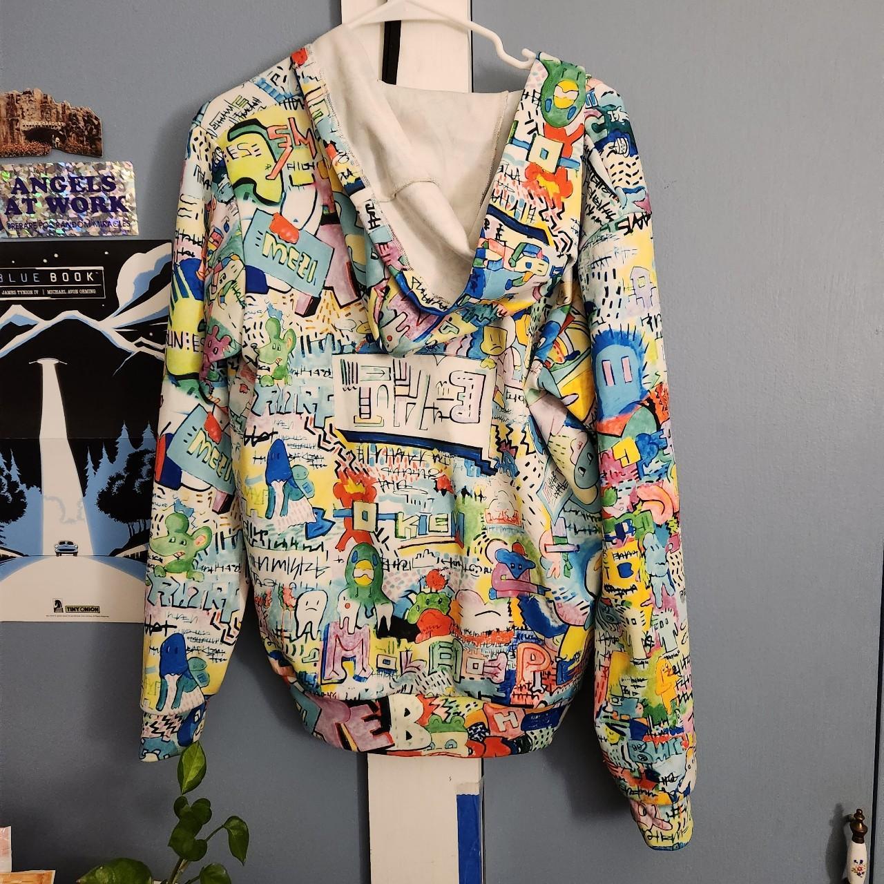 ギャラクシー　galaxxxy アウター Galaxxxy Hoodie - All Over Print Full Zip High Neck Hood