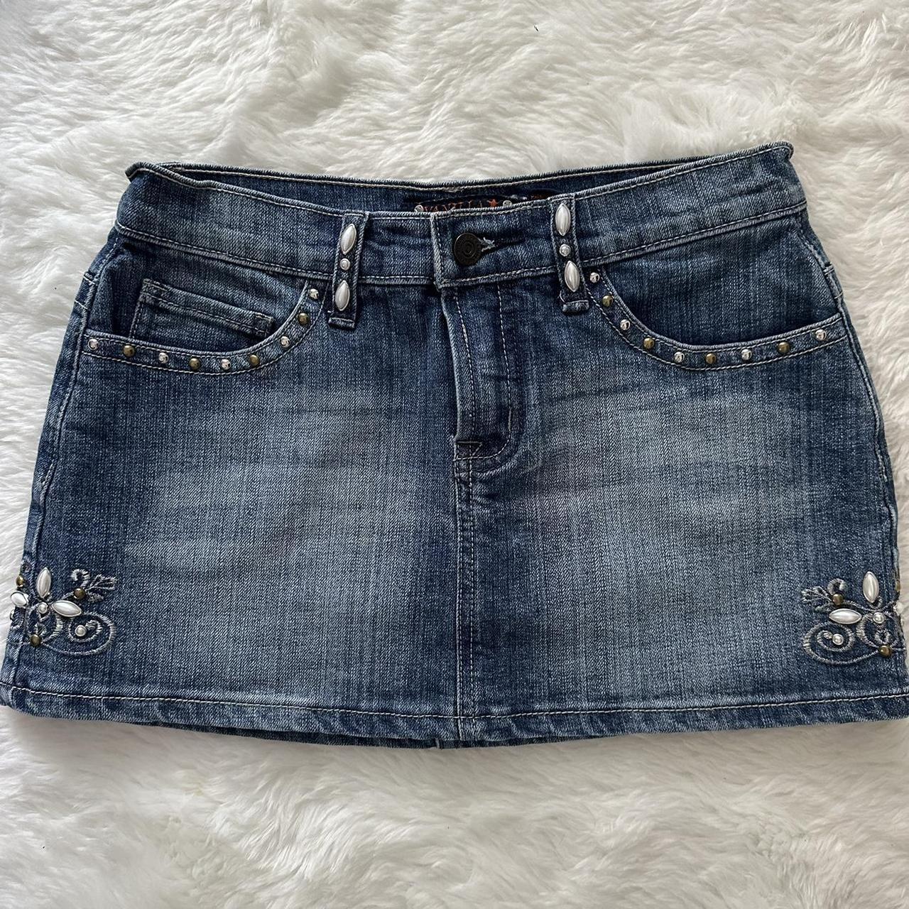 Early 2000s mini skirt Tagged a size 3 (see... - Depop