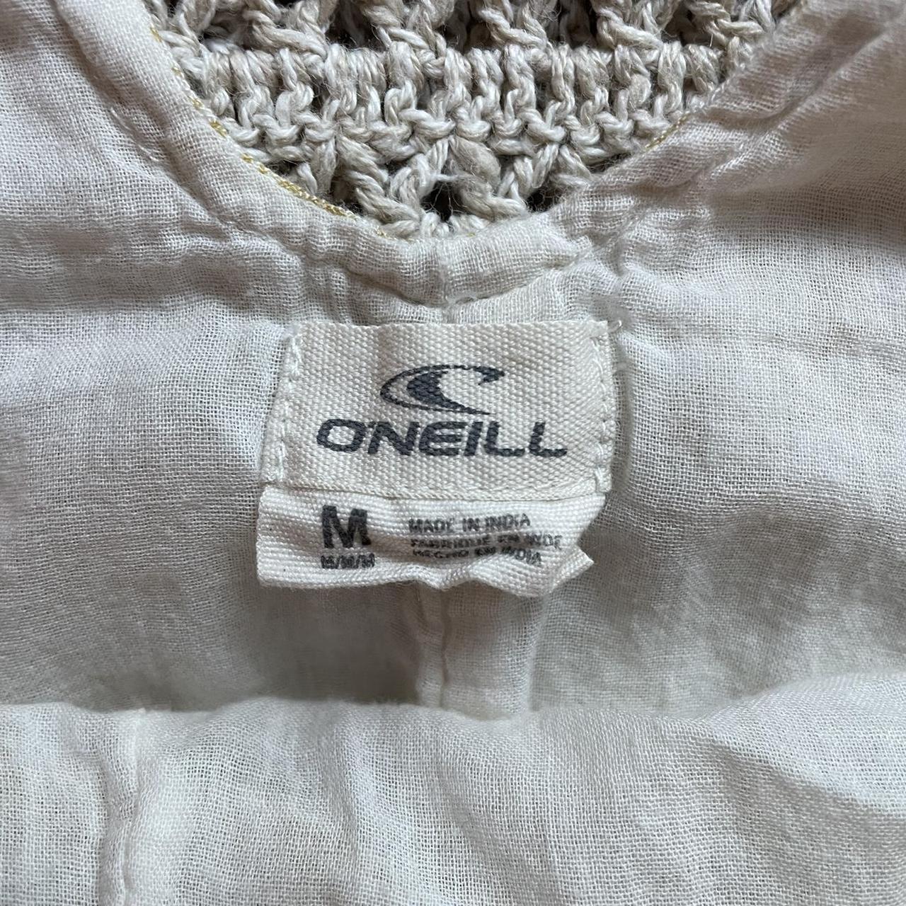 O'Neill Women's Yellow and White Dress (4)