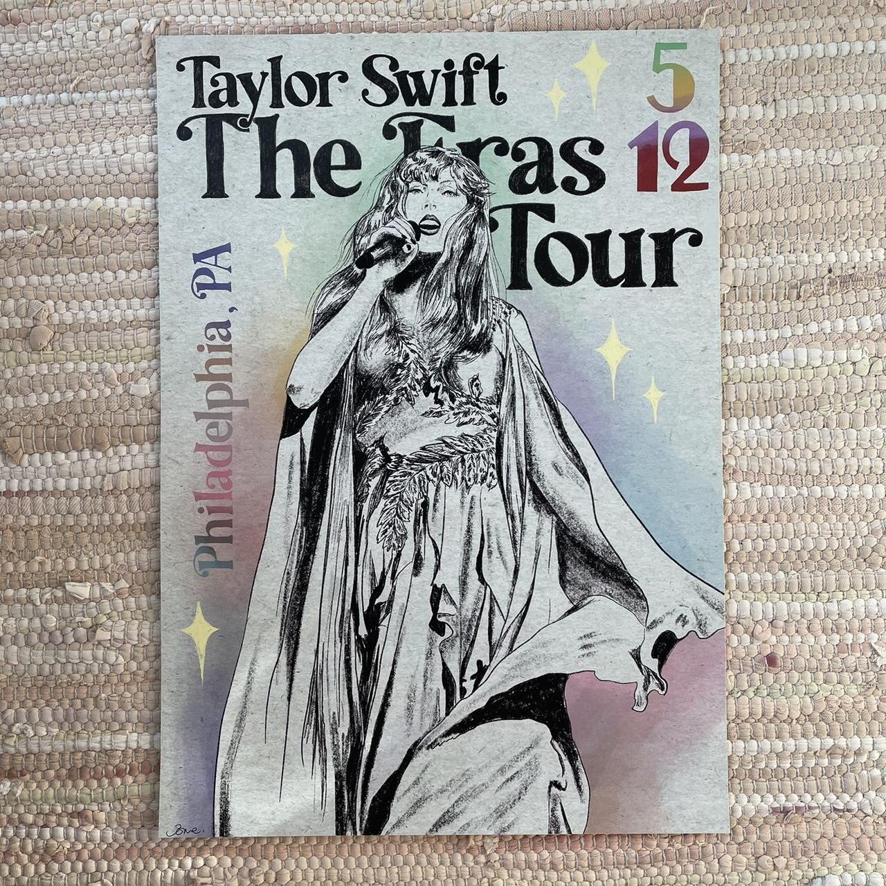 Taylor deals Swift the Eras Tour Philadelphia Poster