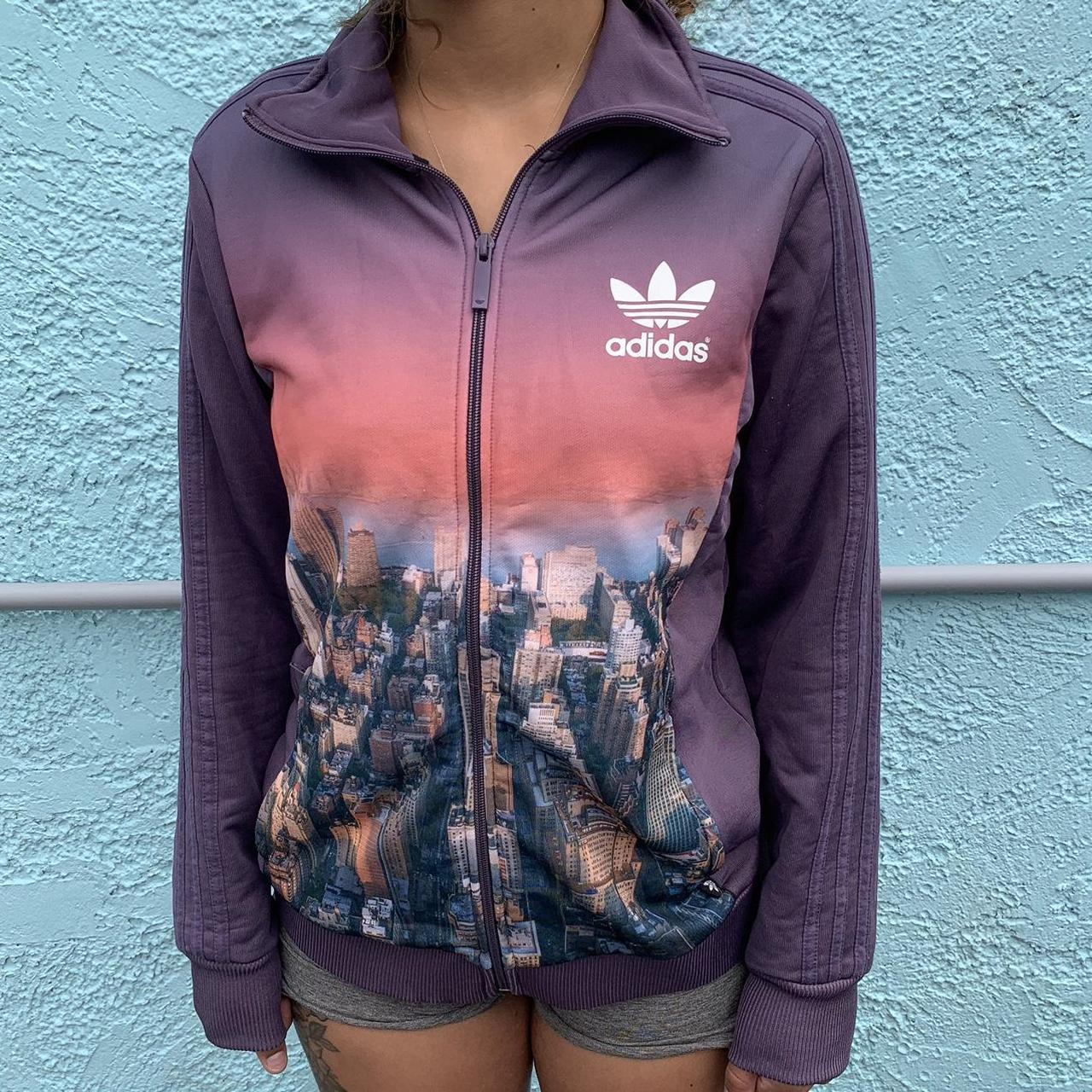 Adidas Men's Purple Jumper Depop