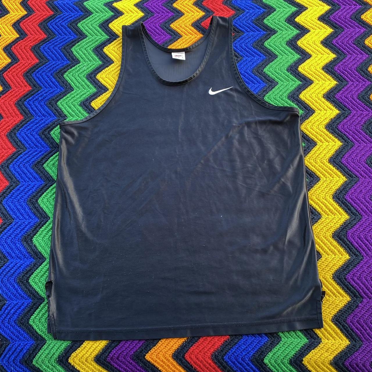 nike-men-s-black-and-white-vest-depop