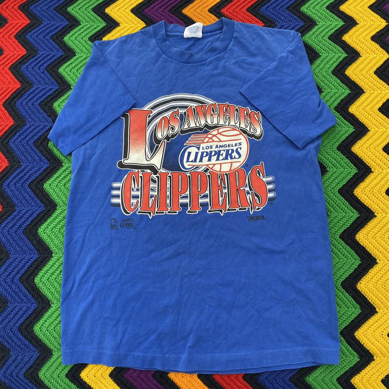 Vintage 90's LA Clippers Basketball T-Shirt men - Depop