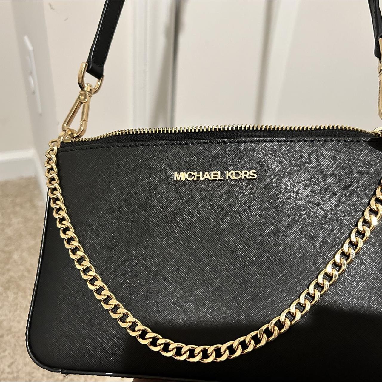 Michael kors black hot sale purse strap