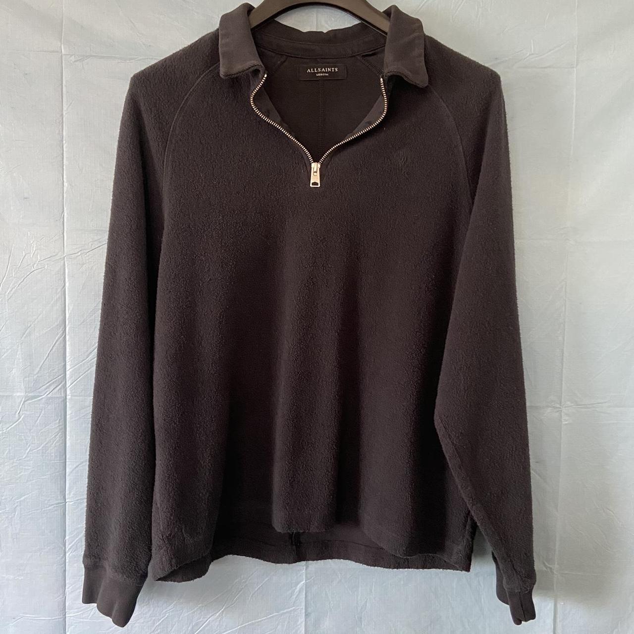 Allsaints 1/4 Zip Cozy Jacket Description: Features... - Depop