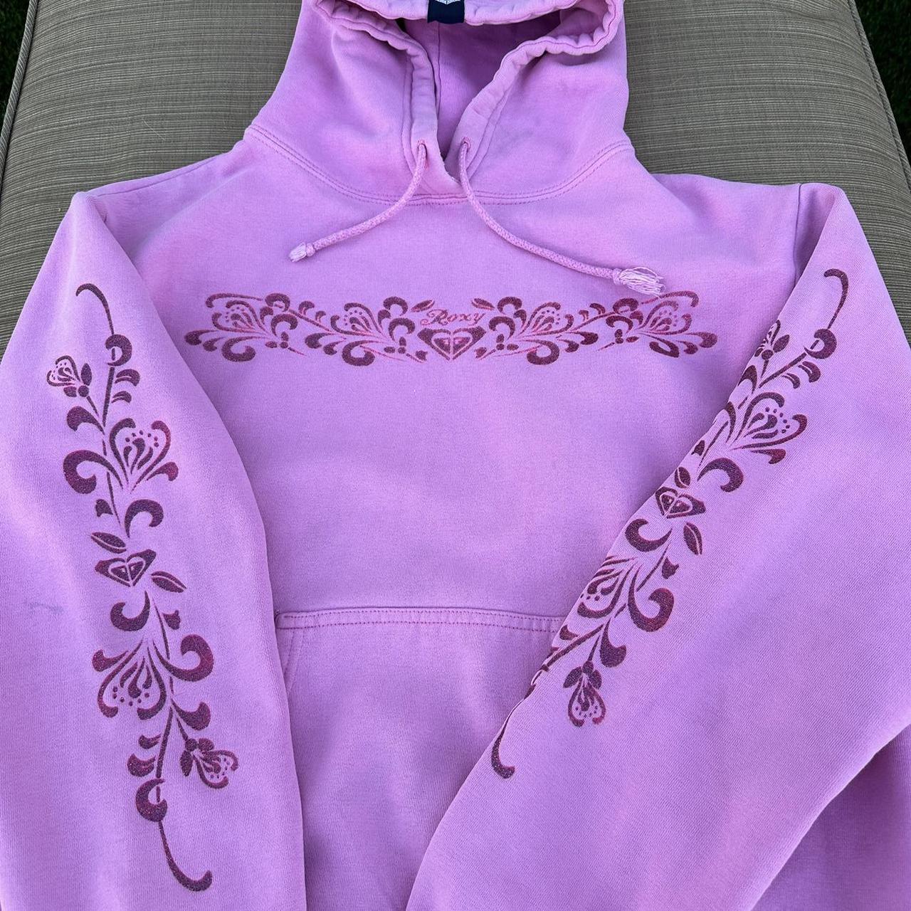 The cutest vintage pink Roxy hoodie. Very rare... - Depop