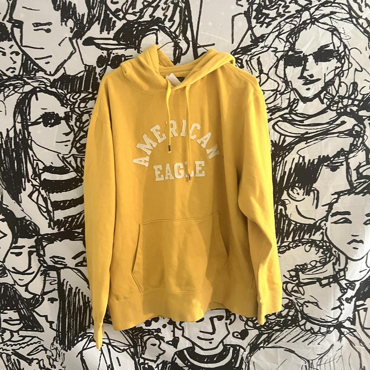 American eagle yellow sweatshirt best sale