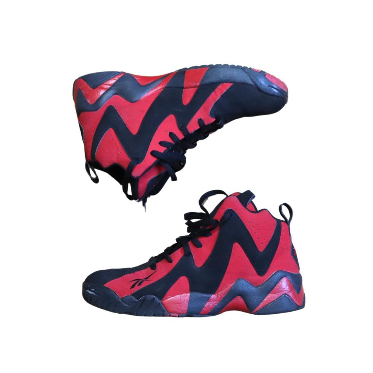 Reebok Men s Kamikaze 2 Mid BlackFlash Red. Comes