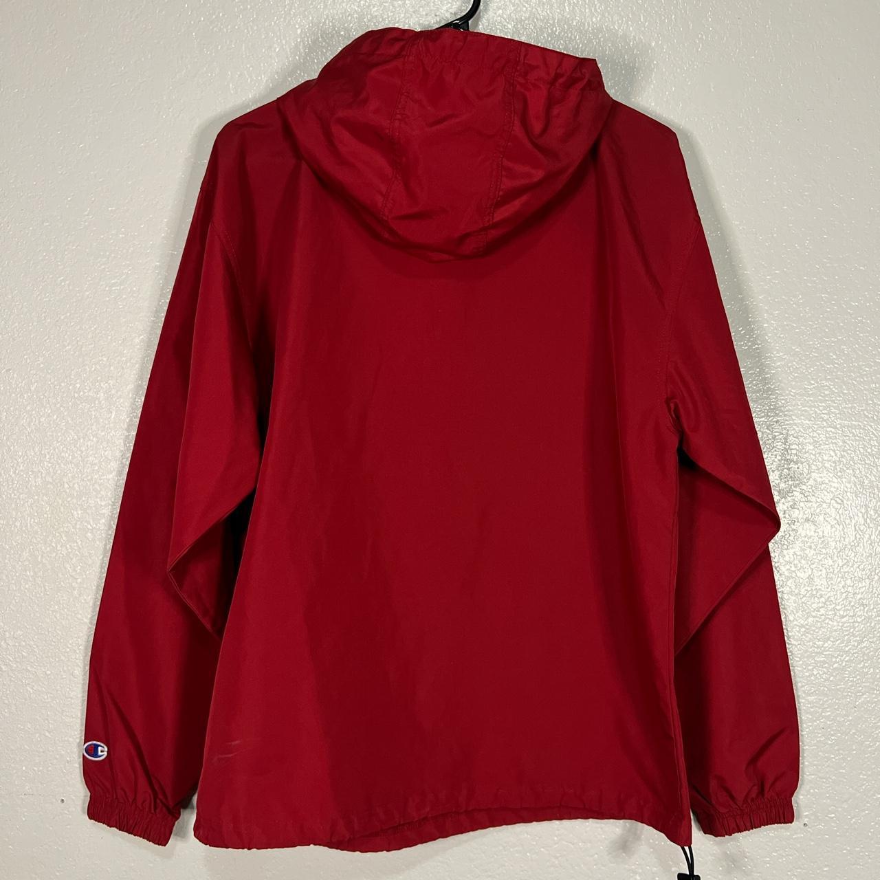 Champion Men's Red and White Jacket (2)