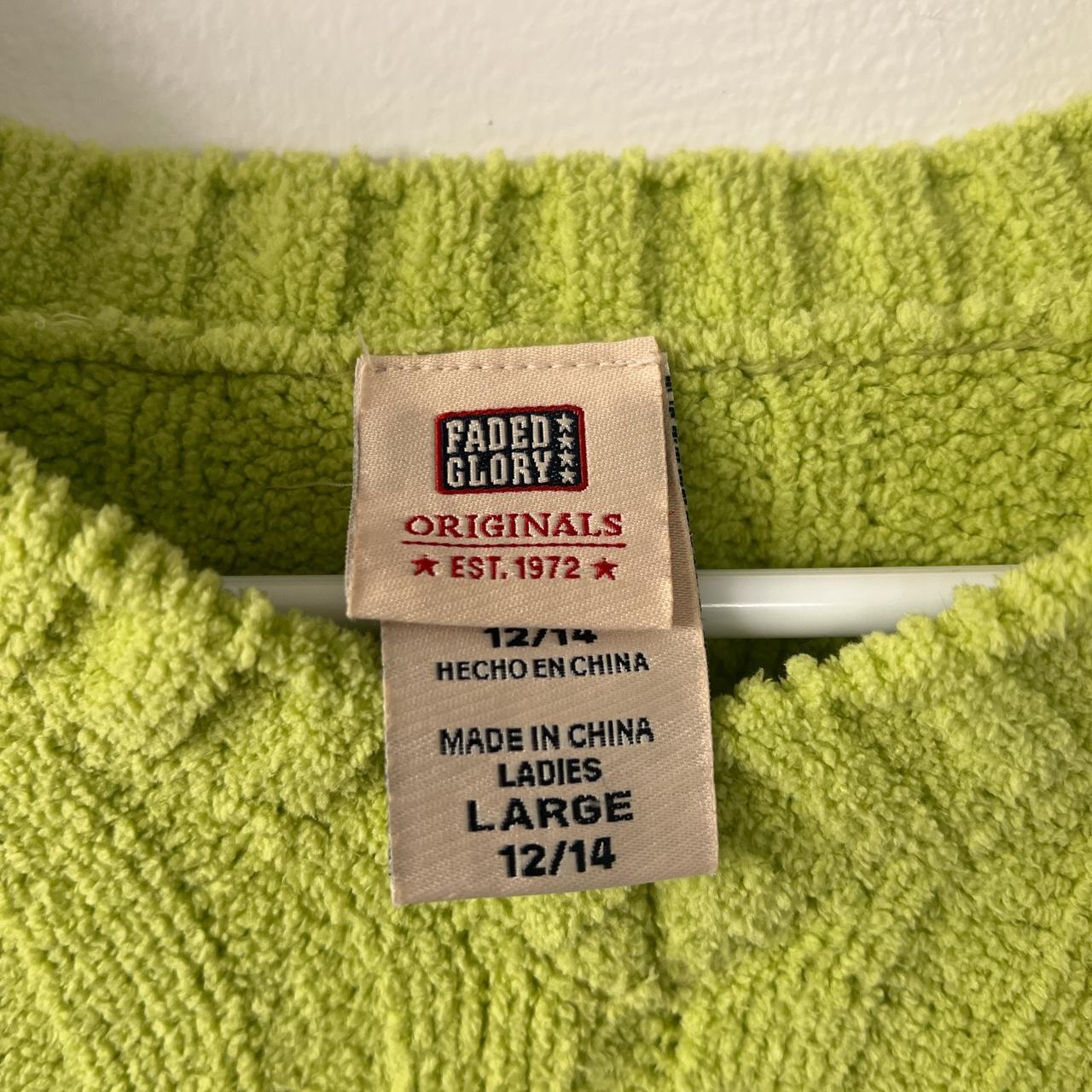 Large Vintage Faded Glory Colorful Sweater. No Wears - Depop