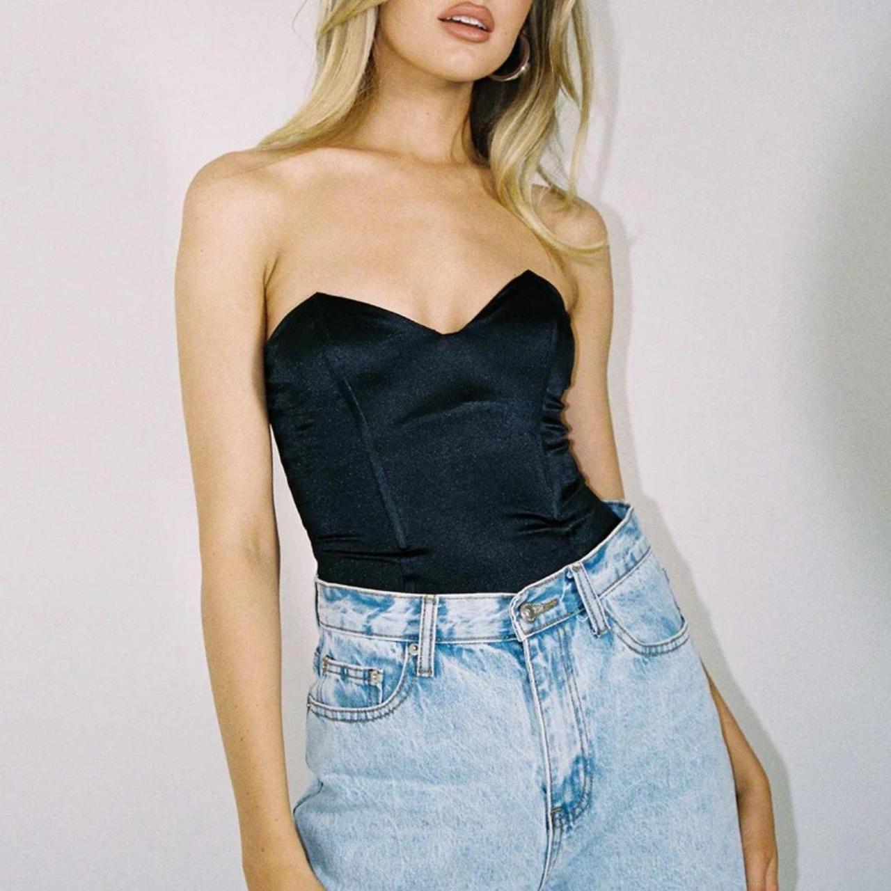 Princess Polly Women's Bodysuit Blue/Black 12 – NWOT Princess