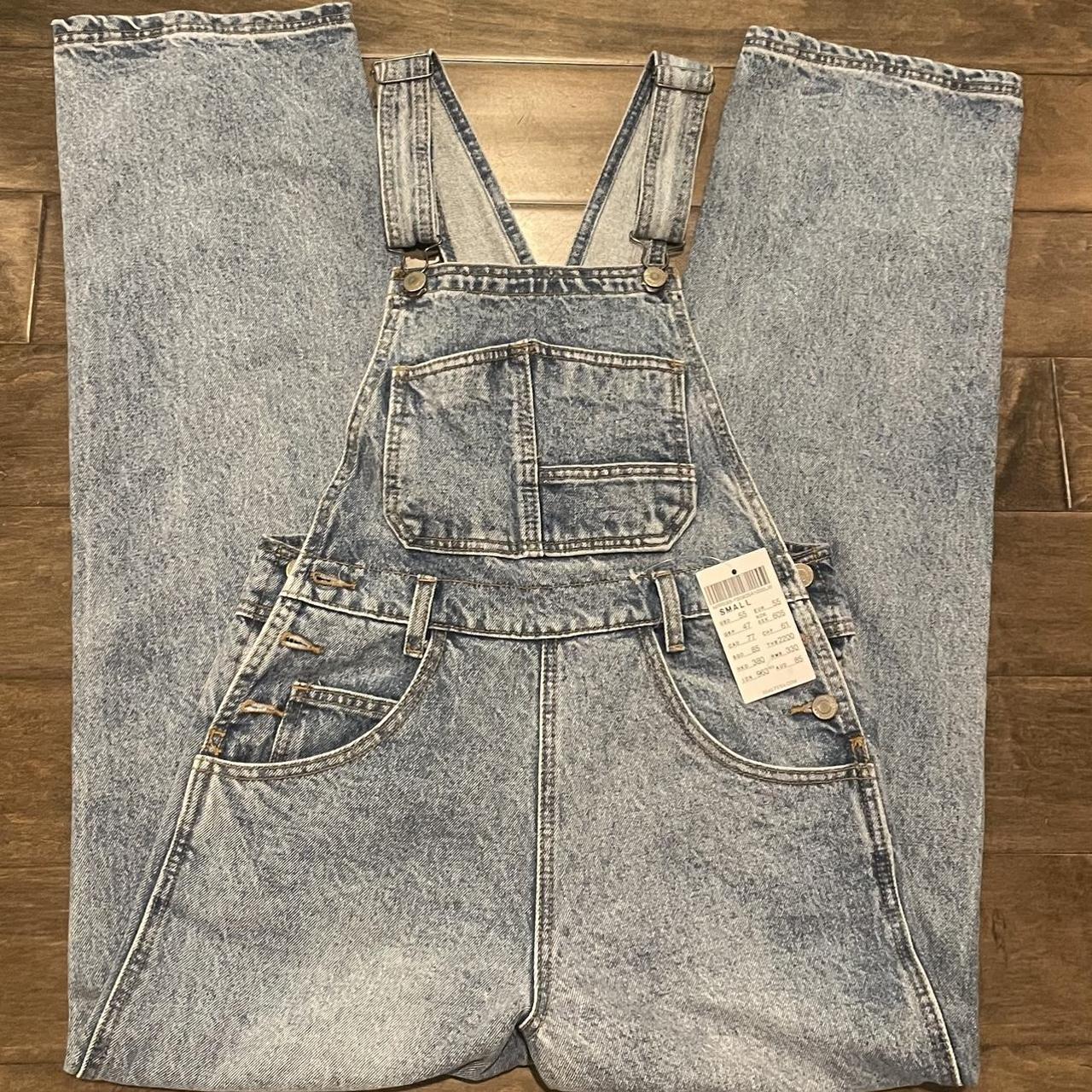 Brandy Melville overalls. Boyfriend style fit in... - Depop