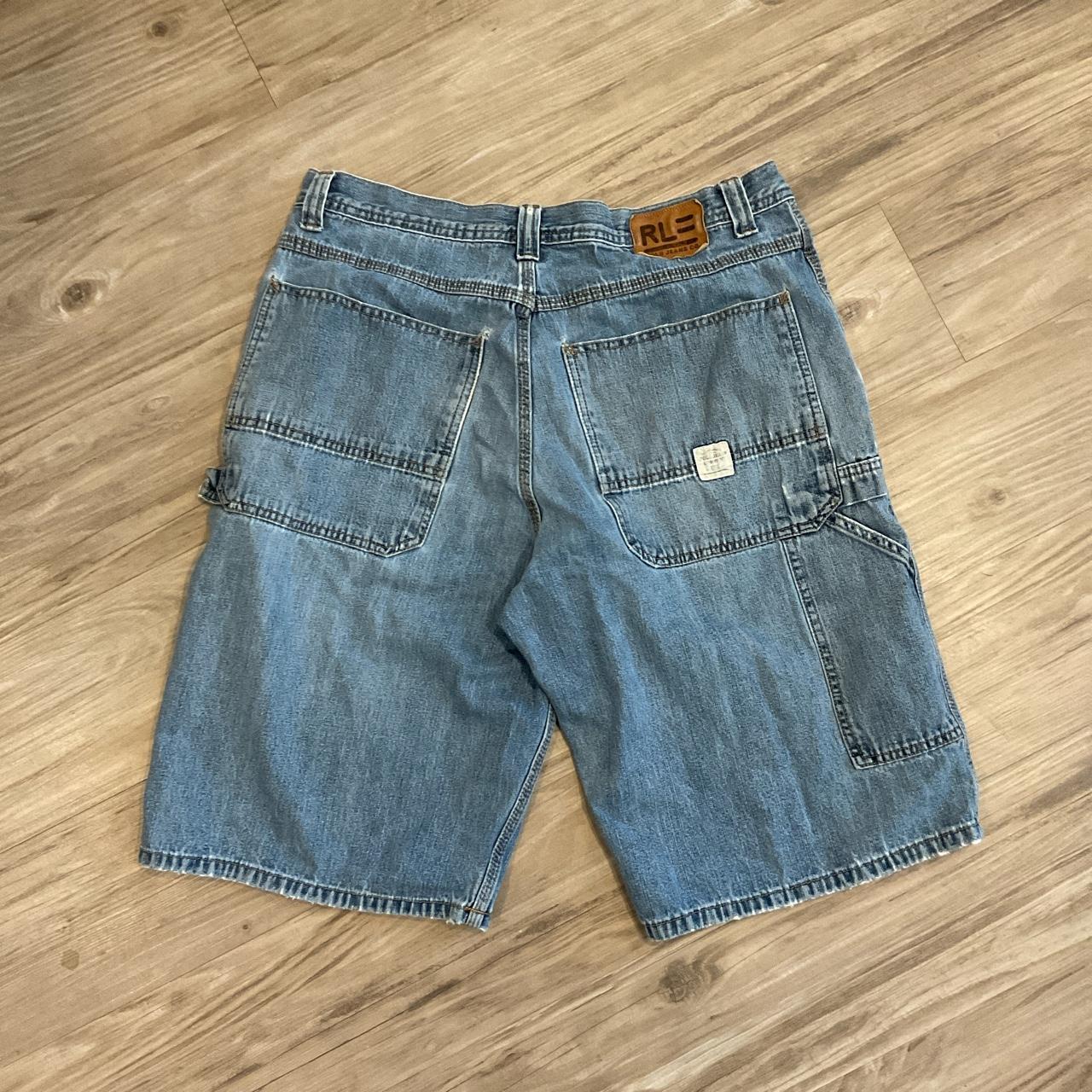 Vintage Ralph Lauren polo denim shorts Size 34... - Depop