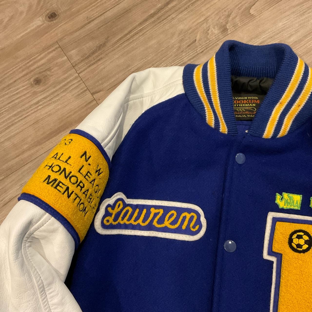 Custom Made Louis Vuitton Varsity Jacket - Depop