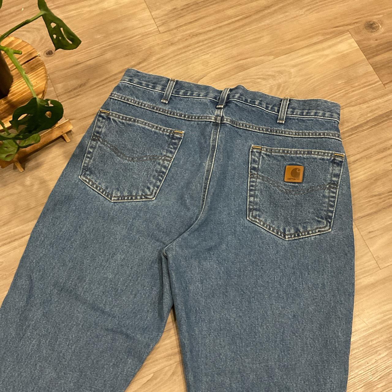 Vintage Y2K Carhartt Denim Jeans Size 36x30 - Depop