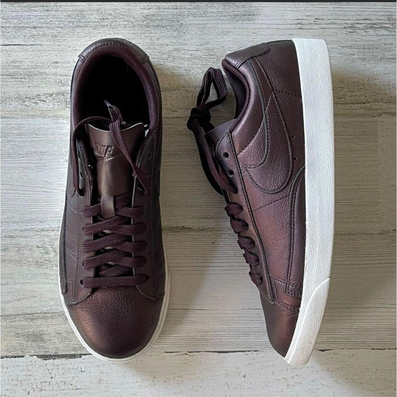 nike blazer low womens brown