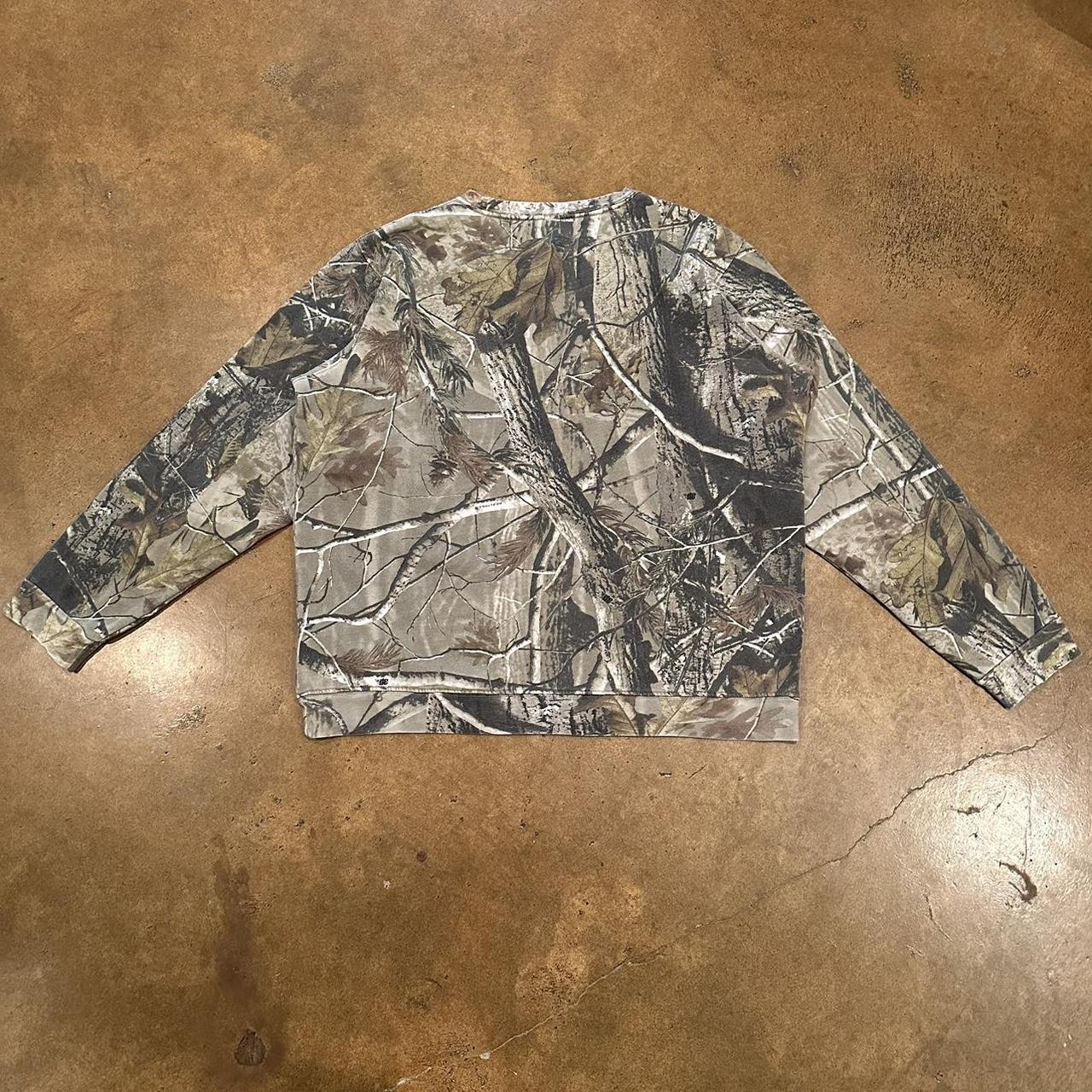 Vintage y2k Real Tree Camo Sweatshirt Crewneck 00’s... - Depop