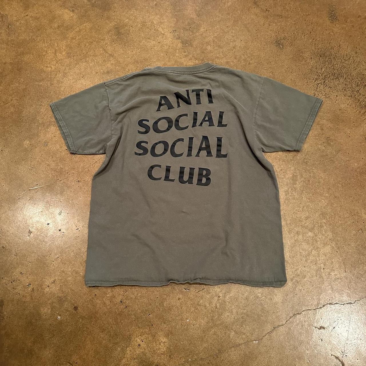Anti Social Social Club Men's Green T-shirt (2)