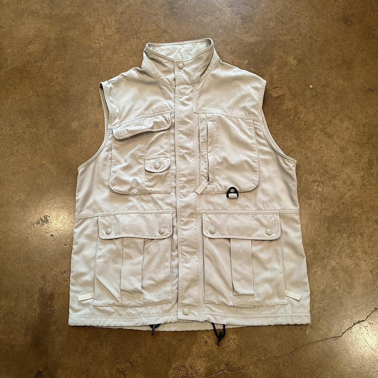 Vintage 90's Columbia Fishing Vest Size: - Depop