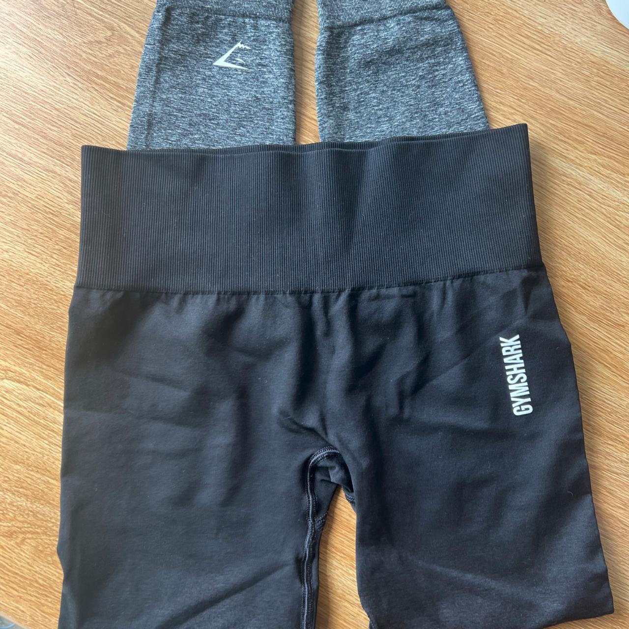 Gymshark Women's Black and White Leggings | Depop