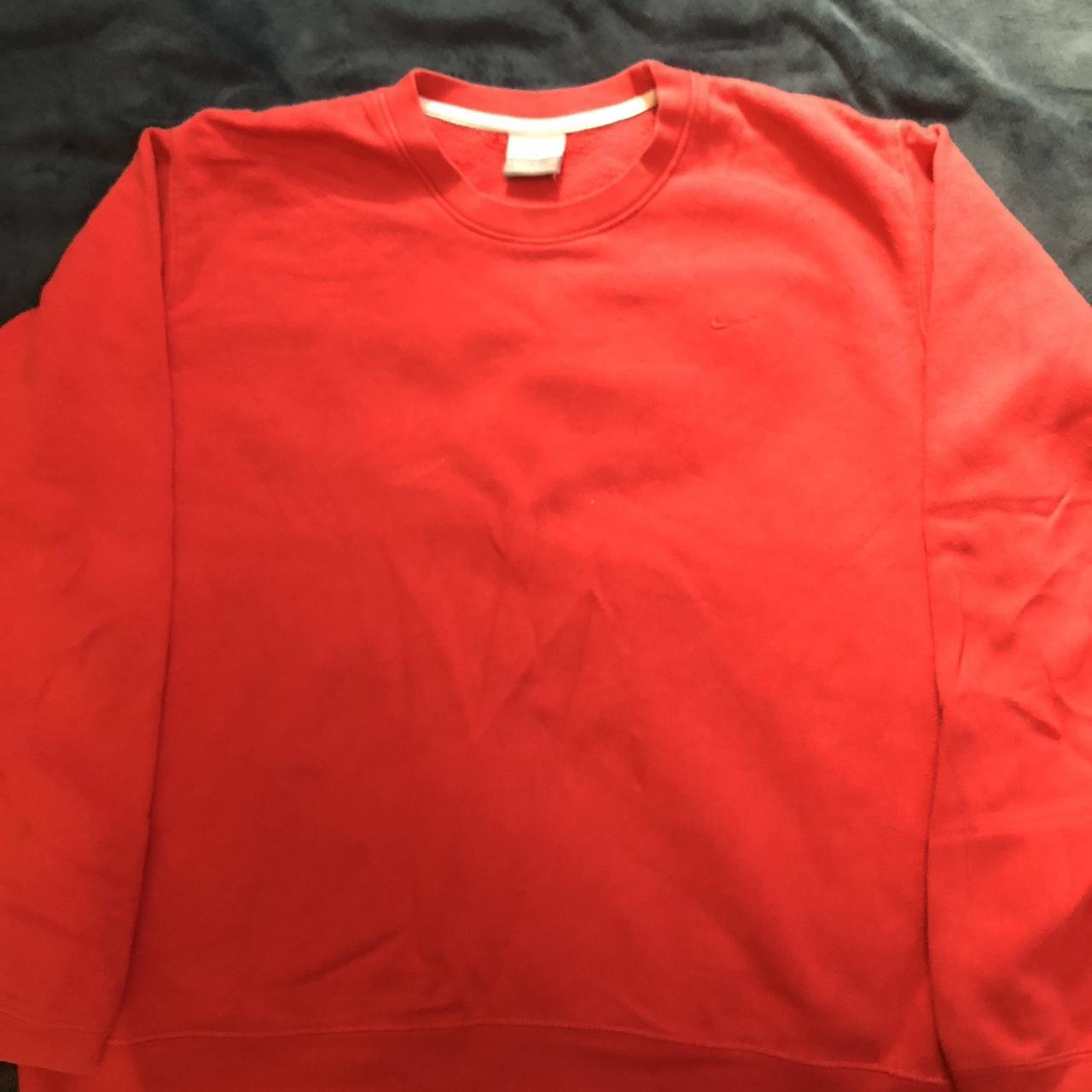 mens sports sweatshirts red nike