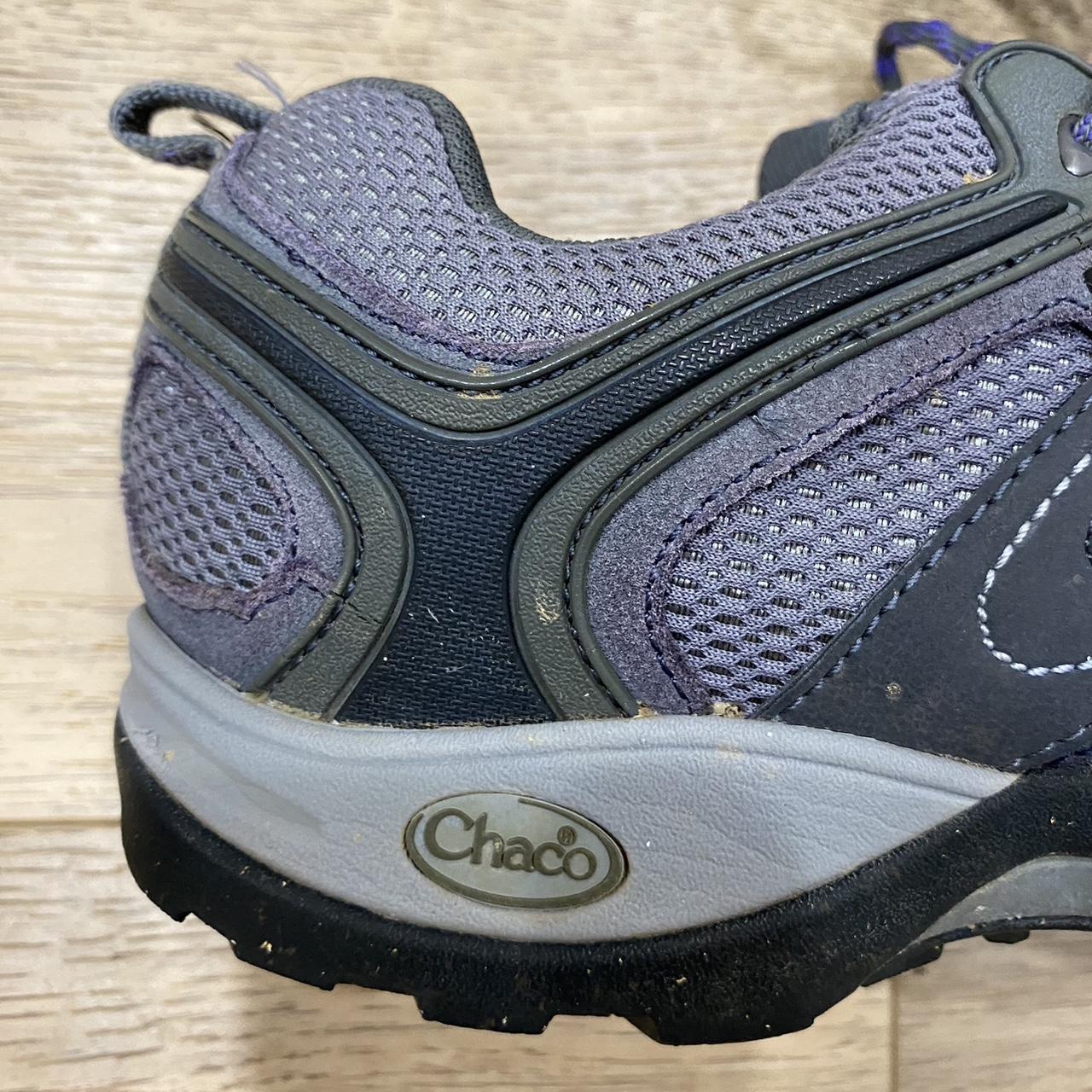 CHACO Layna waterproof grey purple hiking shoe Size