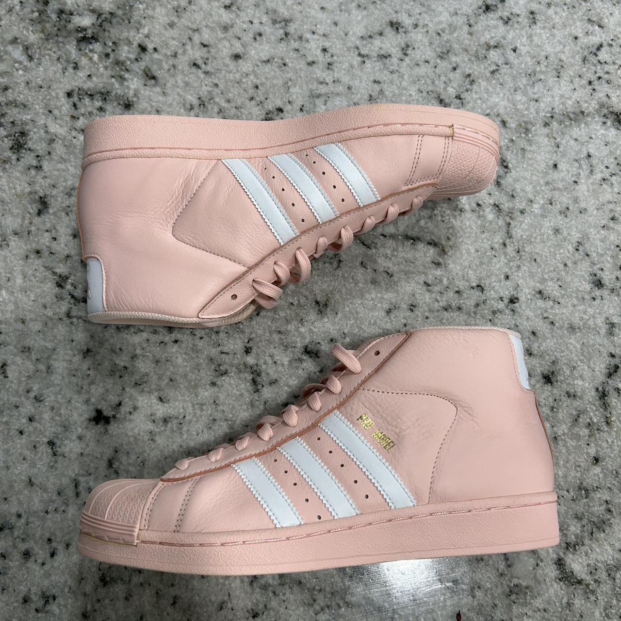 Adidas pro model pink best sale