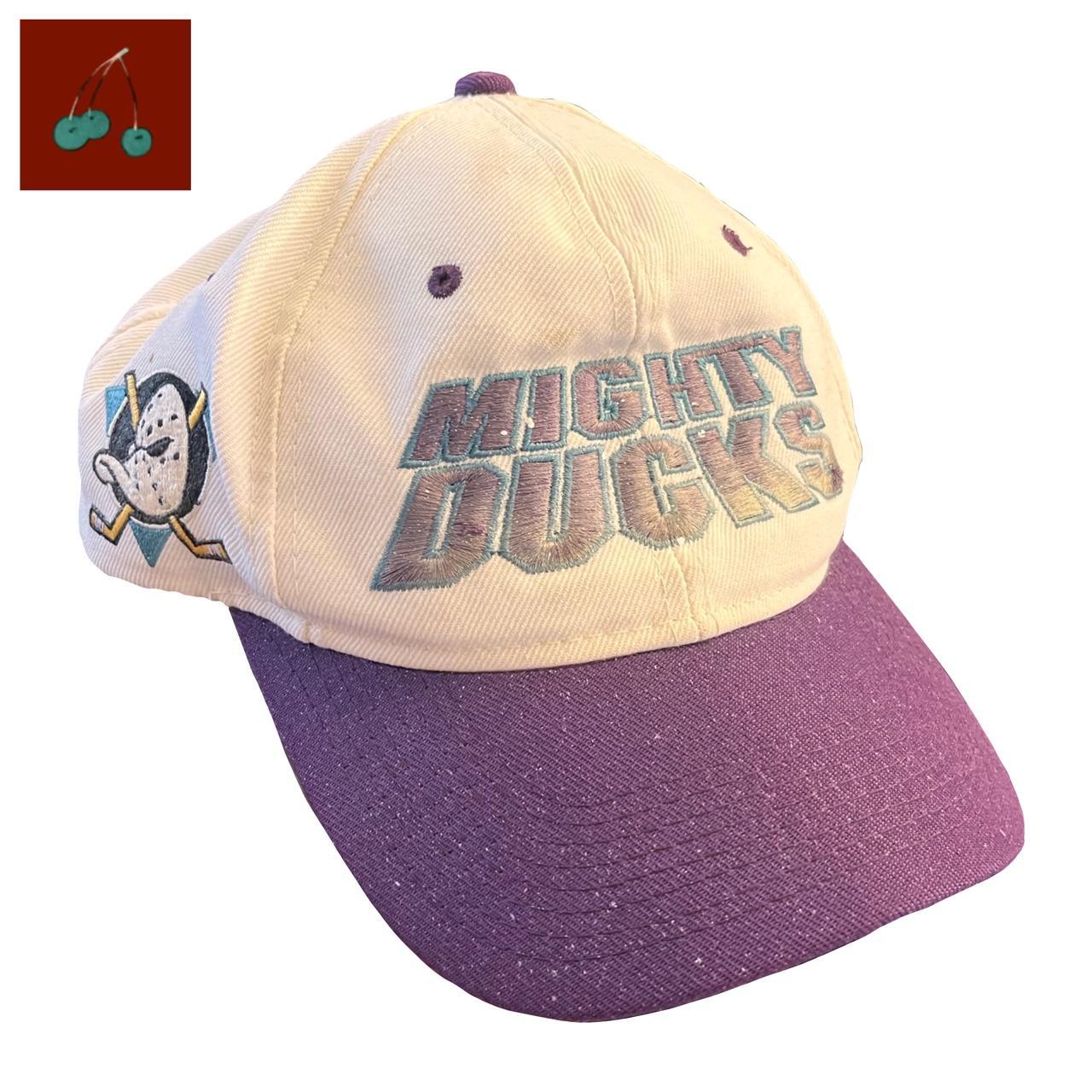 vintage 1990s NHL mighty ducks hat. embroidered. Depop