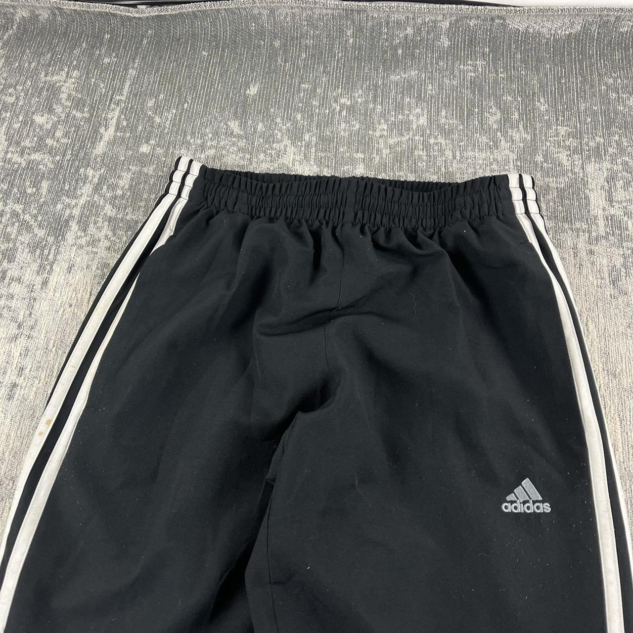 Vintage Y2k Adidas Wide Leg Tracksuit Bottoms... - Depop